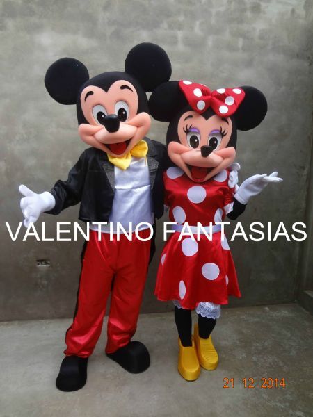 Fantasia Mascote Minnie Super Luxo